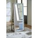 Evesen Champagne Rectangular Floor Mirror with Storage and LED