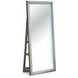 Evesen Champagne Rectangular Floor Mirror with Storage and LED