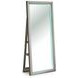 Evesen Champagne Rectangular Floor Mirror with Storage and LED