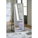 Evesen Champagne Rectangular Floor Mirror with Storage and LED
