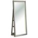 Evesen Champagne Rectangular Floor Mirror with Storage and LED