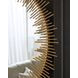 Wainport Gold Round Accent Wall Mirror