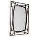 Freenville Black Rectangular Accent Wall Mirror