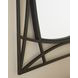 Freenville Black Rectangular Accent Wall Mirror