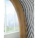Yadiel Brown Round Accent Wall Mirror