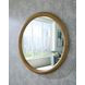 Yadiel Brown Round Accent Wall Mirror
