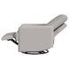 Trey Glider Stormy Gray Upholstered Rocker Power Recliner with USB Charging