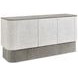 Monolith Ivory 3 Door Buffet with 1 Drawer and 3 Shelves
