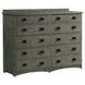 Oak Park Pewter 10 Drawer Dresser