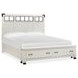 Harper Springs Silo White California King Storage Panel Bed
