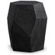 Dee Black Burn Hexagonal Accent Table