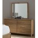 Nordhaven Clear Maple Rectangular Dresser Landscape Mirror