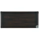 Havenwood Dark Wood Rattan 5 Drawer Wood Chest