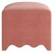 Lowry Dusty Rose Square Ottoman