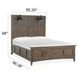 Bay Creek Toasted Nutmeg Queen Panel Bed with LED