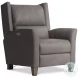 Weller Dark Gray Leather Power Recliner