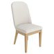 Abigail White Upholstered Side Chair Set of 2