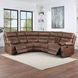 Rudger Brown 3 Piece Manual Reclining Sectional