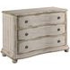 Beloved White 3 Drawer Bowfront Chest