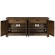 Commonwealth Morton Medium Stain 76" Entertainment Console with 4 Doors
