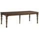 Commonwealth Corso Medium Stain 112" Extendable Rectangular Dining Table