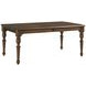 Commonwealth Corso Medium Stain 112" Extendable Rectangular Dining Table