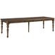 Commonwealth Corso Medium Stain 112" Extendable Rectangular Dining Table