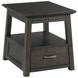 Bessemer Black Square End Table