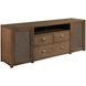 Foster Medium Stain 76" Entertainment Console with 2 Doors