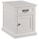 Structures White 1 Drawer Chairside Chest