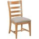 Kafe Cappuccino Ladder Back Performance Fabric Dining Chair