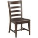 Kafe Mocha Performance Fabric Ladder Back Dining Chair