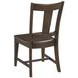 Kafe Mocha Performance Fabric Splat Back Dining Chair