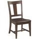 Kafe Mocha Performance Fabric Splat Back Dining Chair