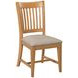 Kafe Cappuccino Performance Fabric Rake Back Dining Chair
