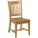 Kafe Cappuccino Performance Fabric Rake Back Dining Chair