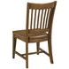 Kafe Latte Rake Back Performance Fabric Dining Chair