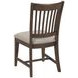Kafe Mocha Performance Fabric Rake Back Dining Chair
