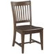 Kafe Mocha Performance Fabric Rake Back Dining Chair