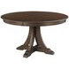 Kafe Mocha 54" Round Quad Dining Table