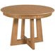 Kafe Cappuccino 44" Round Pedestal Dining Table