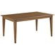 Kafe Latte 60" Rectangular Leg Dining Table