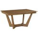 Kafe Latte 60" Rectangular Trestle Dining Table