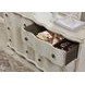 Helene Creme Breve 6 Drawer Dresser with Jewelry Tray