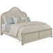 Vignette Creme California King Panel Bed