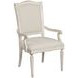 Daniella Creme Performance Fabric Arm Chair