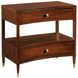 Julian Medium Stain 2 Drawer Nightstand
