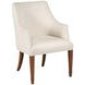 Noell Cream Upholstered Arm Chair