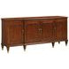 Andover Medium Stain 4 Door Breakfront Buffet