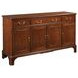 Addison Medium Stain 4 Door Credenza